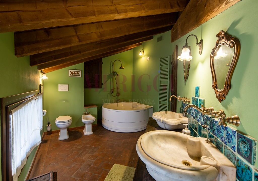 bagno padronale - villa macherio - meriggi