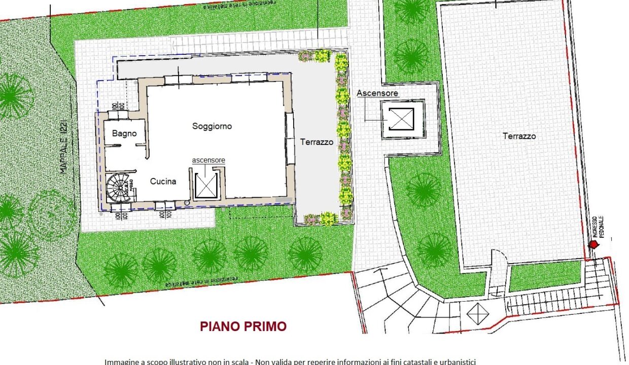 piano primo - villa vendita sirtori - meriggi