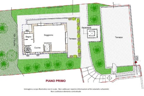 piano primo - villa vendita sirtori - meriggi