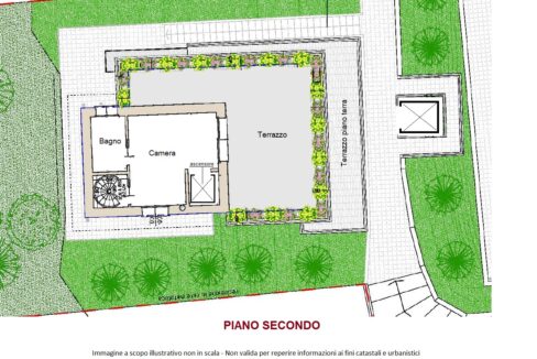 piano secondo - villa vendita sirtori - meriggi