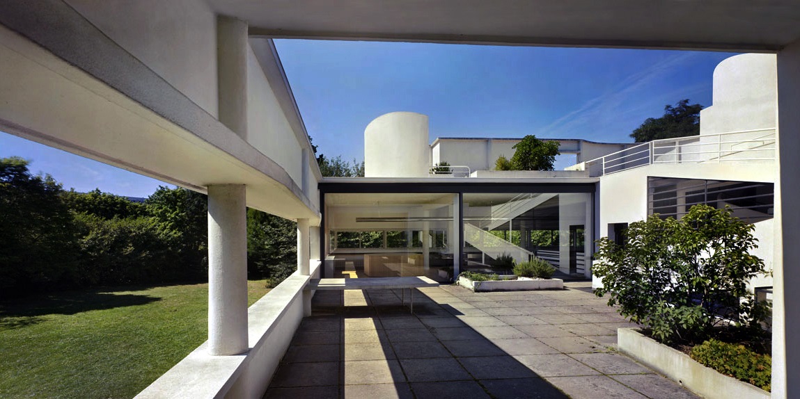 villa savoye giardino pensile le corbusier